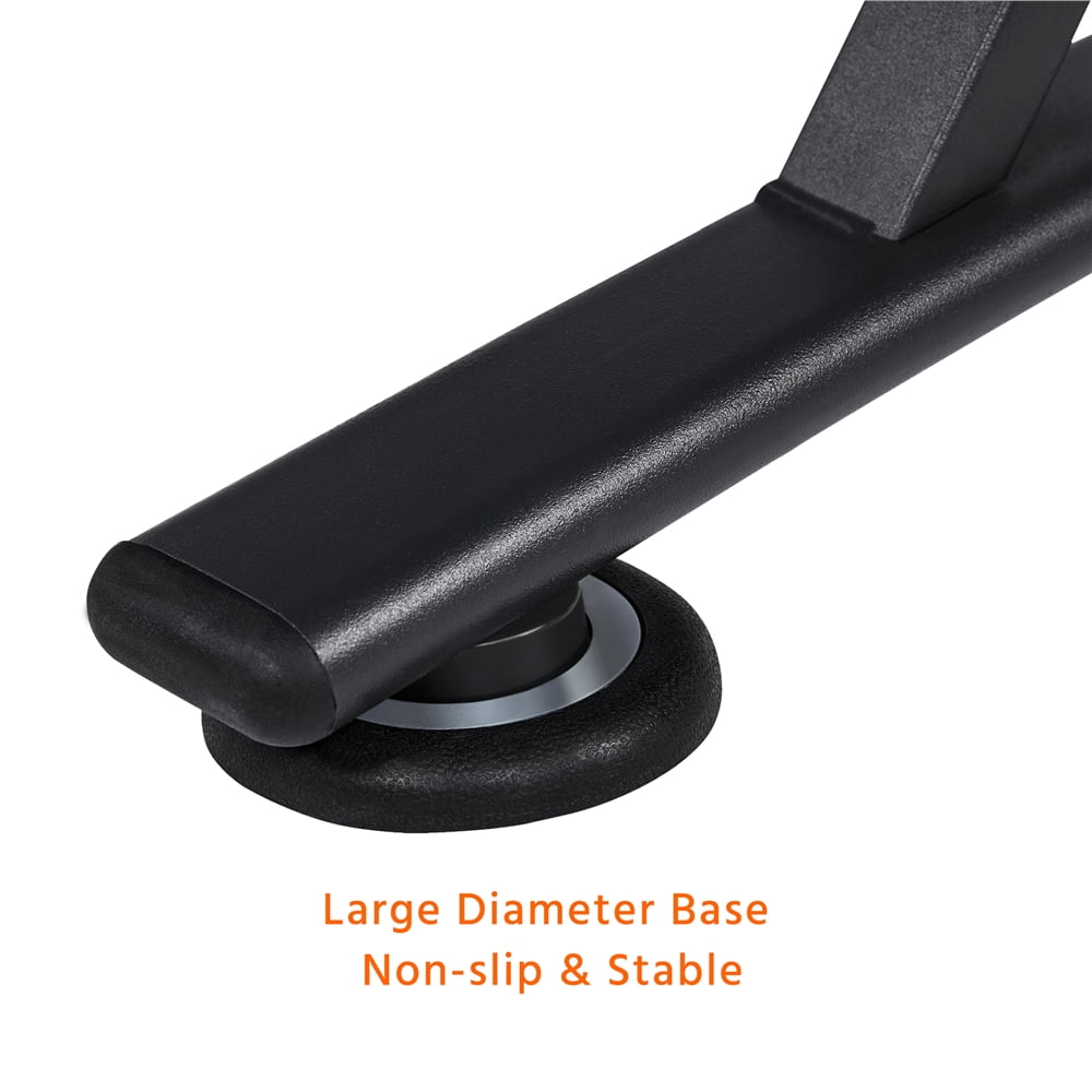 Alden Design Adjustable Drafting Table with Stool, Black