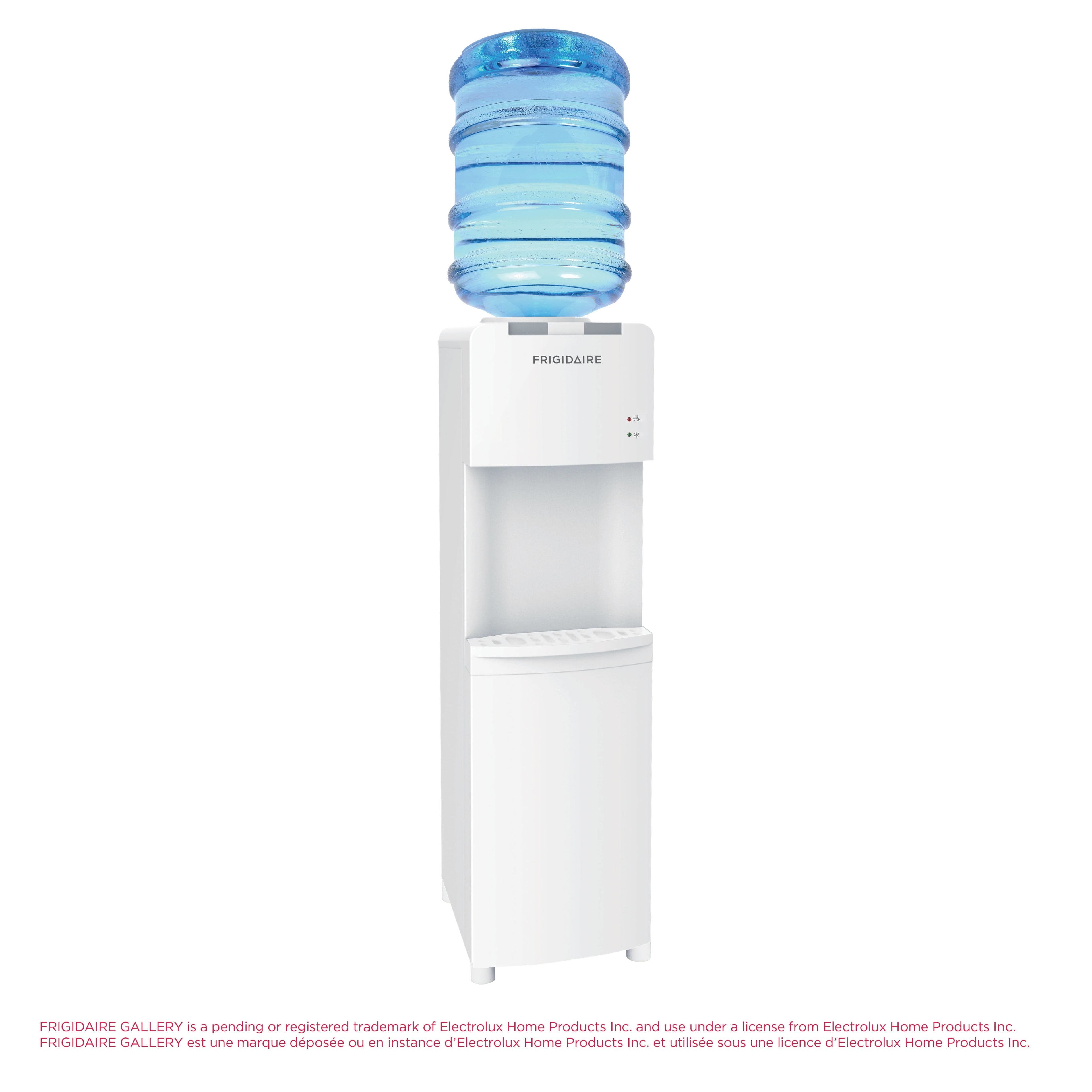 Frigidaire, Top Loading Hot and Cold Water Dispenser, White
