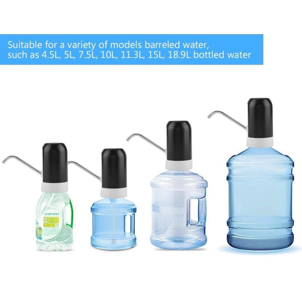 Sentryse Water Dispenser Pump, Automatic Electric Drinking Water Pump for 5 Gallon Water Bottle, Black