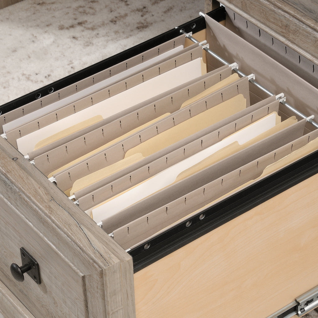 Sauder Palladia Executive Desk, Split Oak Finish