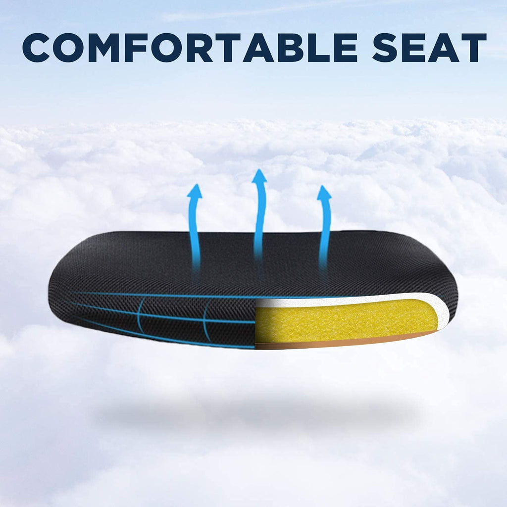 Armless Office Chair  Cheap Desk Chair with Wheels Mid Back Task Chairs Adjustable Small Mesh Computer Chair for Home Office, Black