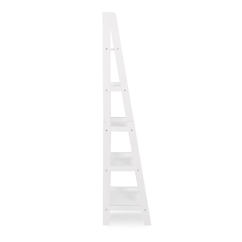Linon Freya 5-tier Ladder Bookshelf Black