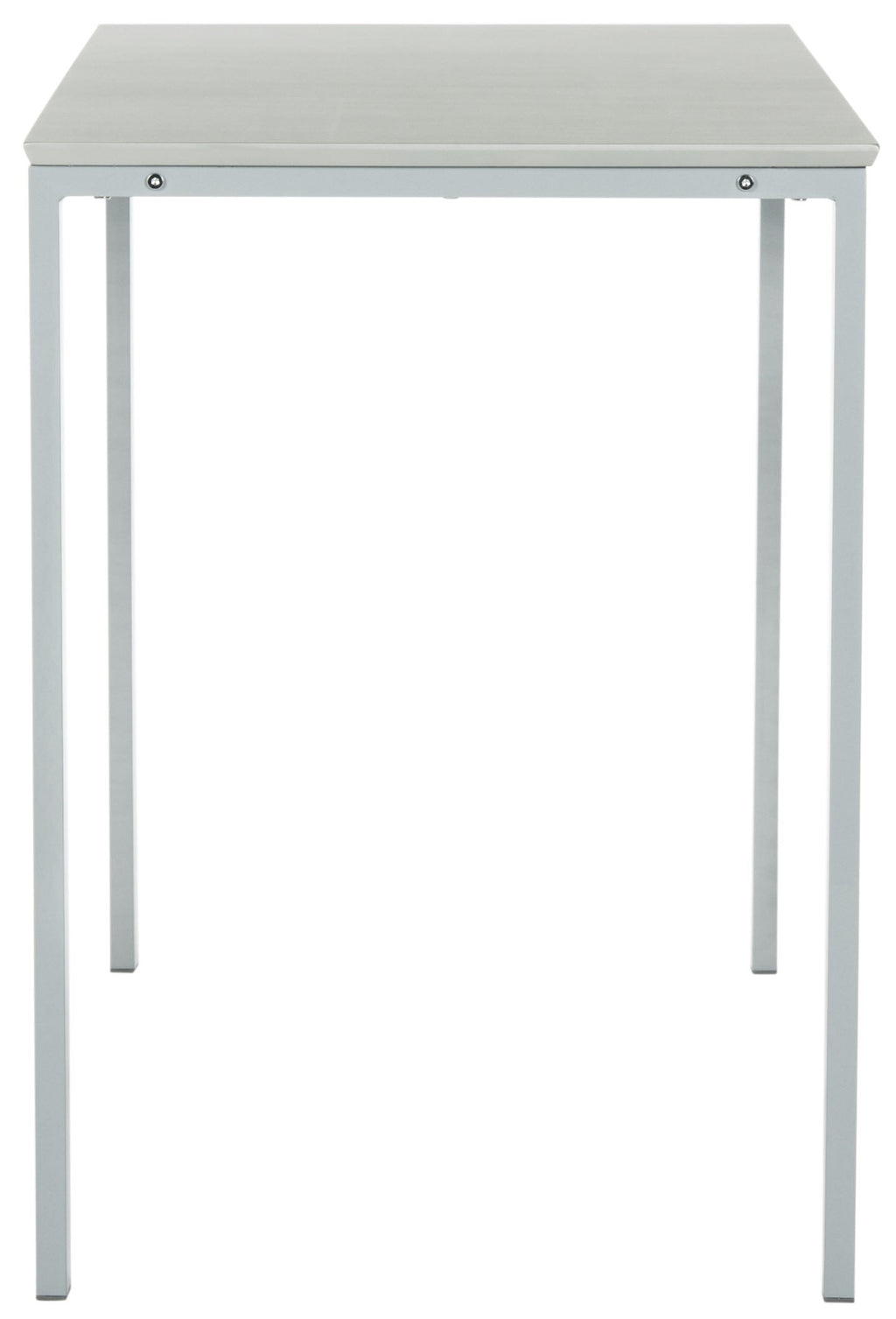 SAFAVIEH Dalit 47" Modern Glam Solid Writing Desk, Grey