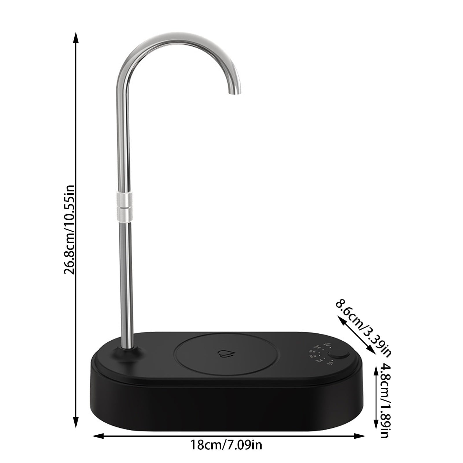 Tray Charging Pure Water,Automatic Touchless Water Dispenser Electric Bottleless Countertop