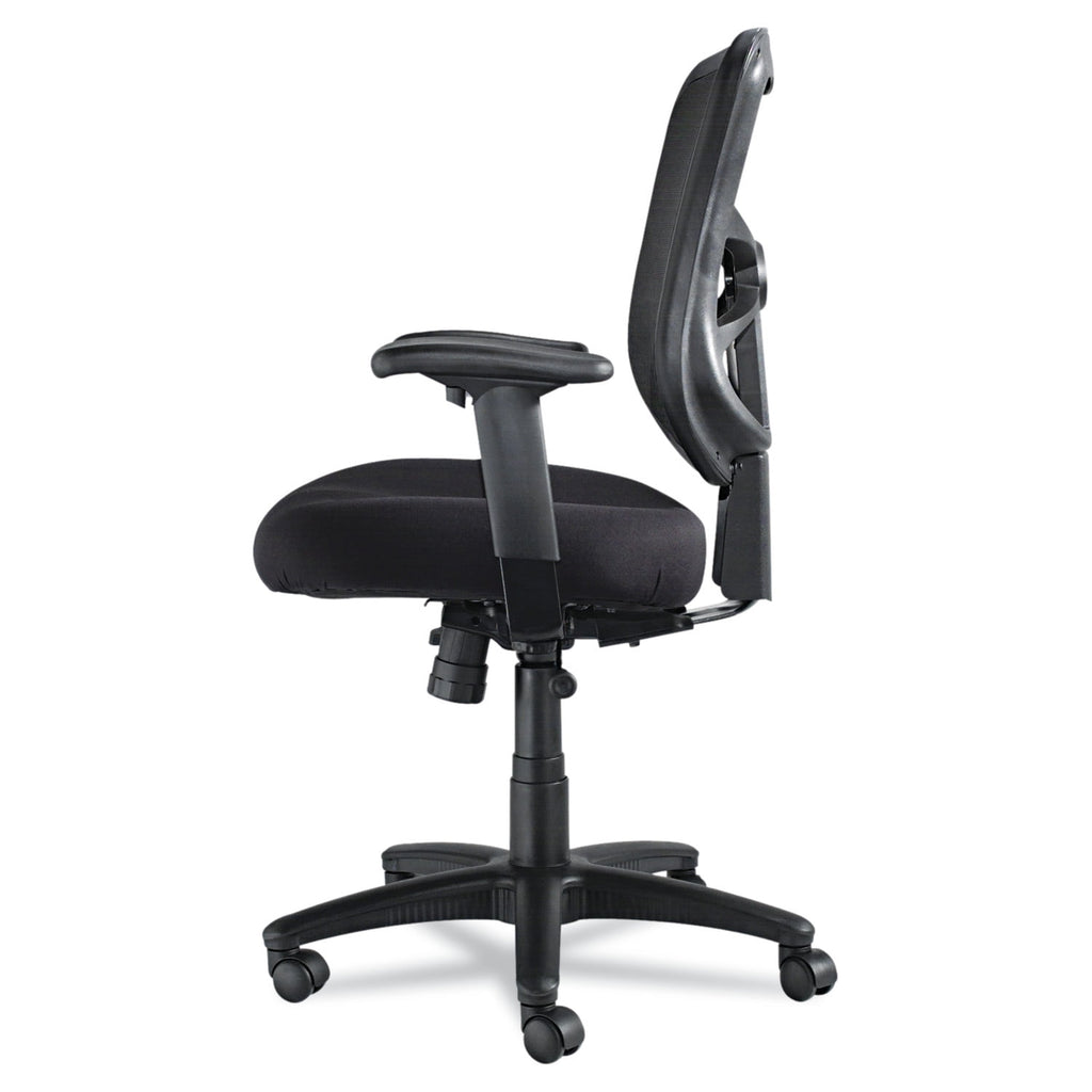 Alera Elusion Series 275 lb. Mid-Back Mesh Task Office Chair - Black