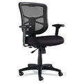 Alera Elusion Series 275 lb. Mid-Back Mesh Task Office Chair - Black