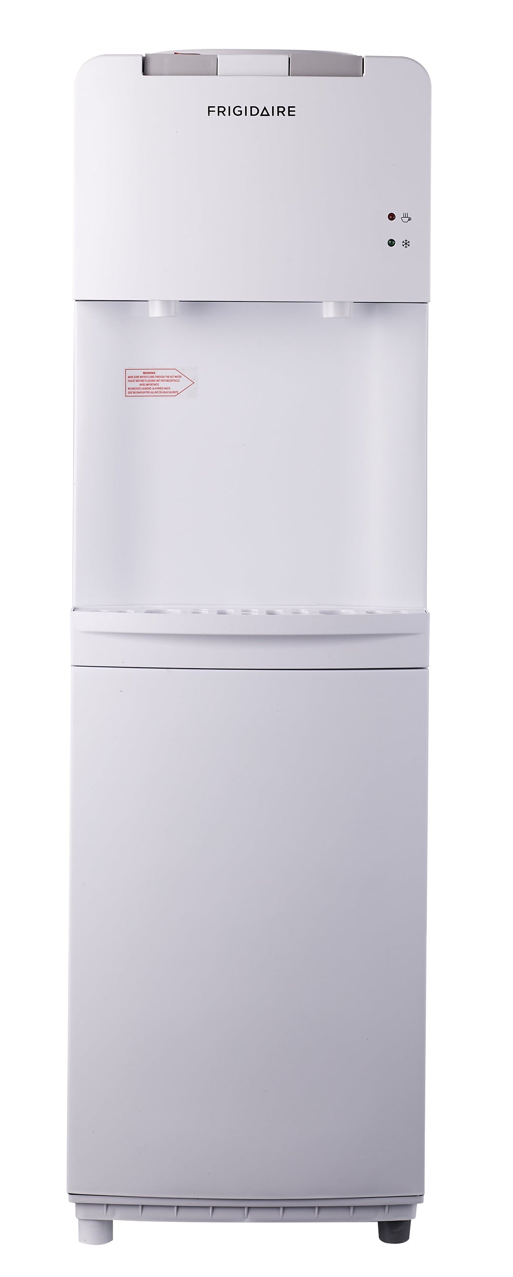 Frigidaire, Top Loading Hot and Cold Water Dispenser, White