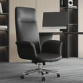 NIUTN Home Office Chair Ergonomic High Back Design Executive Computer Desk Chair, Supports up to 350 Pounds, Bonded Leather,Height Adjustable Task Chair for Executive, Office, Living Room,Black