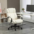 Vinsetto Linen Office Desk Chair, Light Gray