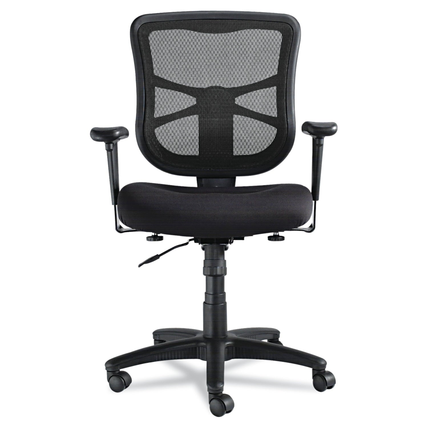 Alera Elusion Series 275 lb. Mid-Back Mesh Task Office Chair - Black
