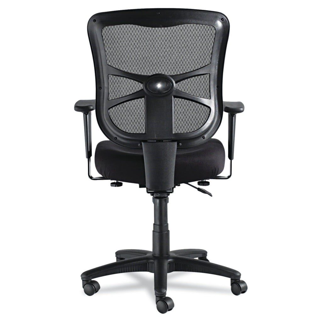 Alera Elusion Series 275 lb. Mid-Back Mesh Task Office Chair - Black